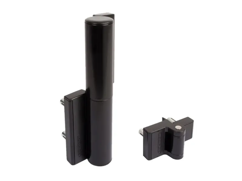 [TIGER-9005] 180° poortsluiter en scharnier in 1 - poorten tot 1,1m en 75Kg - 9005