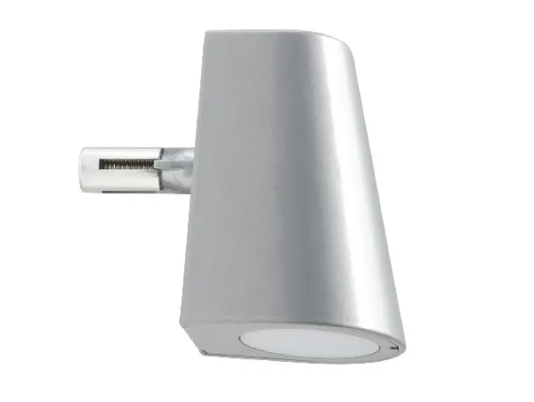 [TRICONE-ZILV] Design IP54 LED-verlichting voor paalmontage. ZILVER