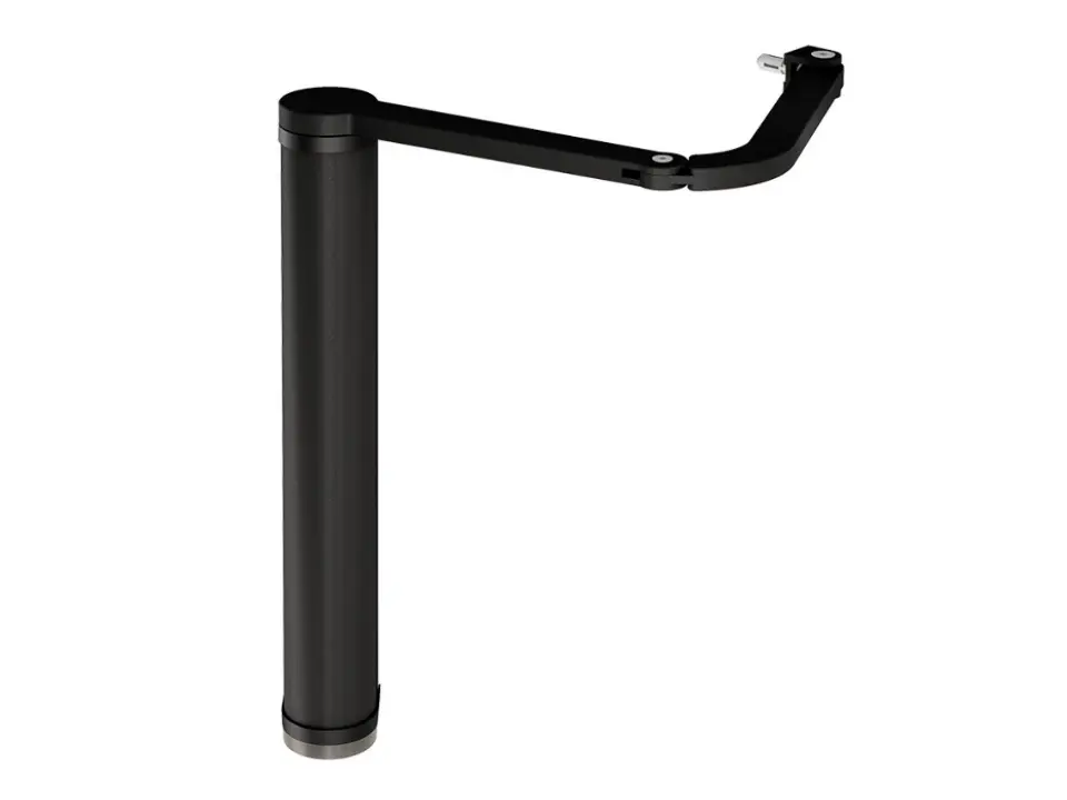 [VENUS-A-9005] Voetgangerspoortmotor met knikarm - RAL9005