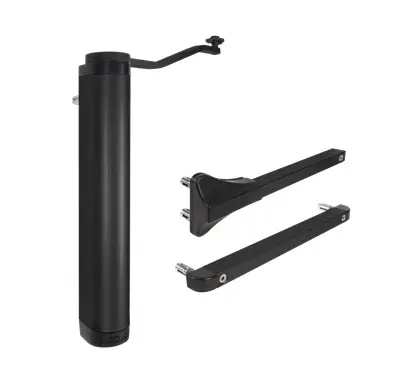 [VERTICLOSE-2-9005] Ferme-portail pour charnières à 90 & 180° -jusqu'à 1,5m et 150Kg -9005