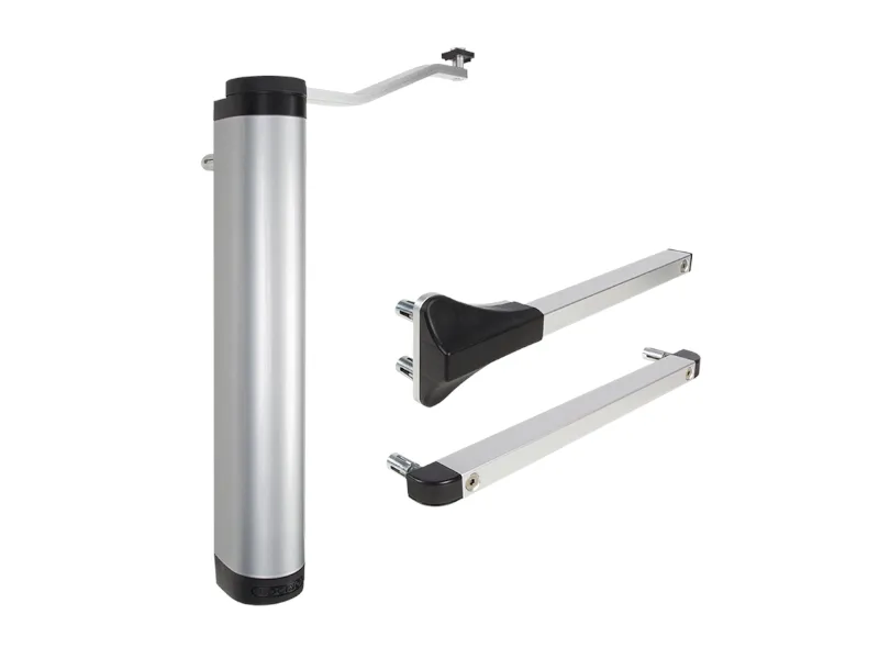 [VERTICLOSE2-ZILV] Poortsluiter voor 90° & 180° scharnieren - tot 1,5m en 150Kg- ZILVER