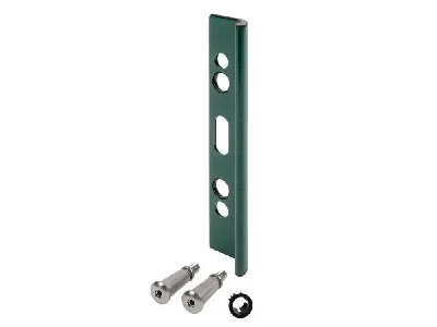 [SHIELD-9005] Plaque de protection pour gâche en applique en RAL 9005