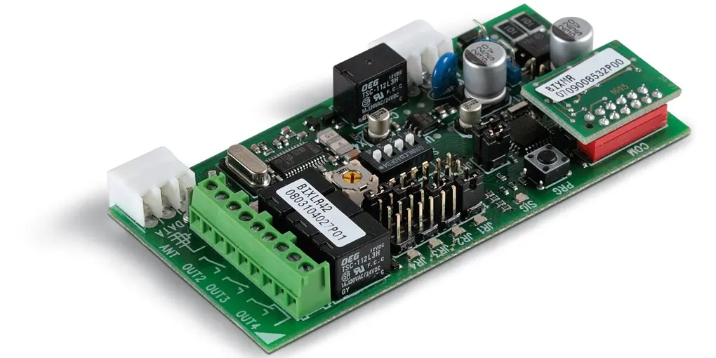 [BIXLR42] 4-kanaals plug-in ontvanger 12-24 V=, 433MHZ