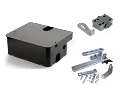 [DITCBC] Set stalen funderigskast met overbrenging en ontgrendelingsysteem