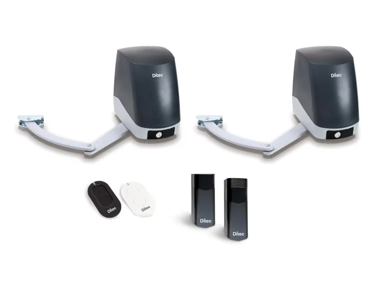 [DOITFCLS] KIT pour portails battants avec 2 vantaux, max 4,6m (2,3m + 2,3m)