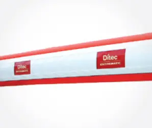 [QIKB50] Alu ellipsvormige slagboomarm L = 5000 mm