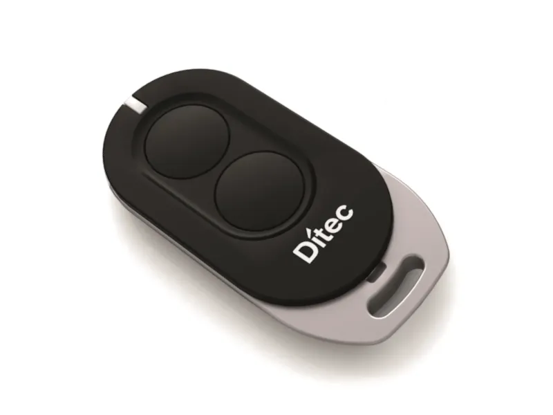 [ZEN2MT] Émetteur  433 Mhz 2 fonctions. Couleur : noir, finition chrome