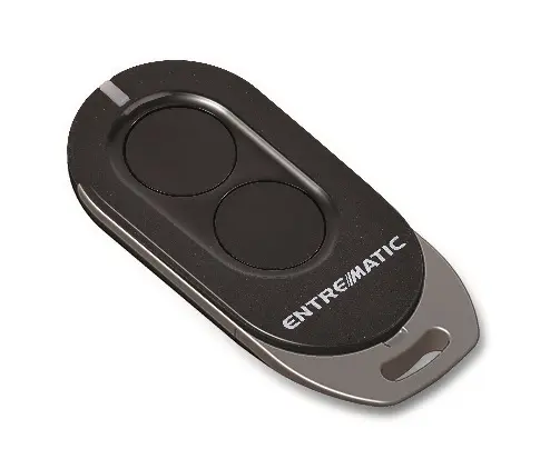 [ZENP2MT] Émetteur 2 fonctions. Couleur : gris foncé, finition chrome