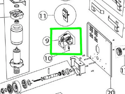 [0Y14GF] Interrupteur de fin de course rotatif