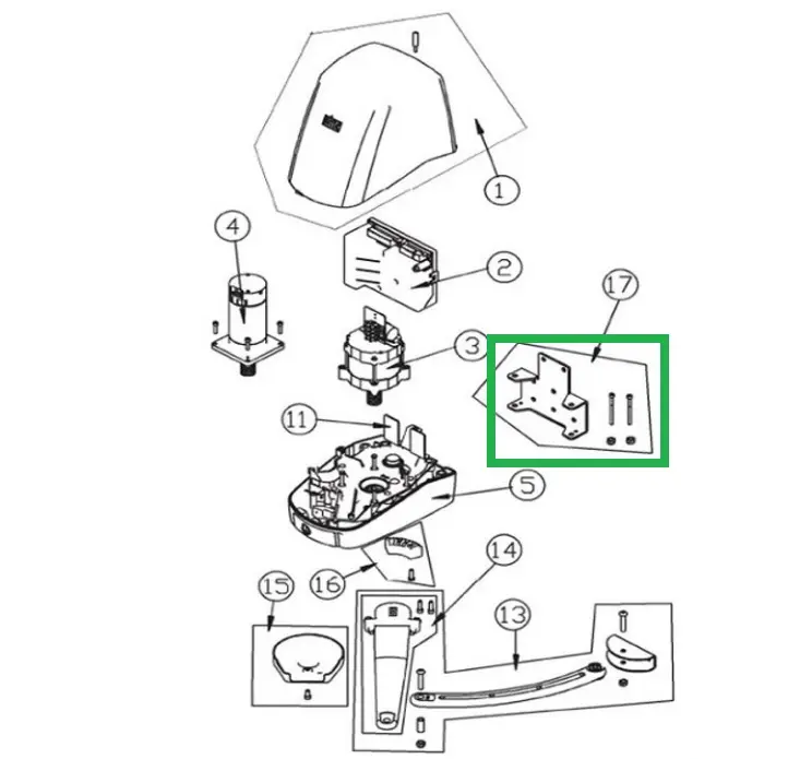 [6FACILSP] Support de fixation murale pour FACIL