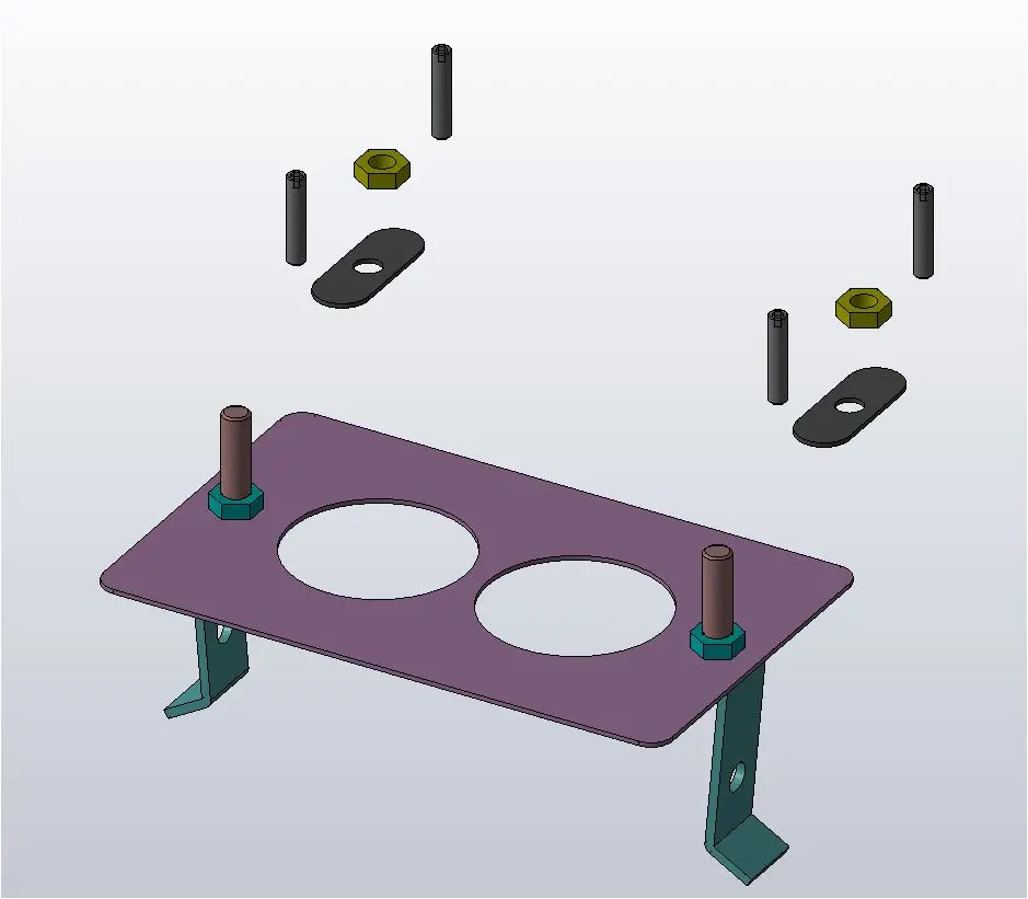 [6IONZ] Plaque de base avec supports ION 4-6