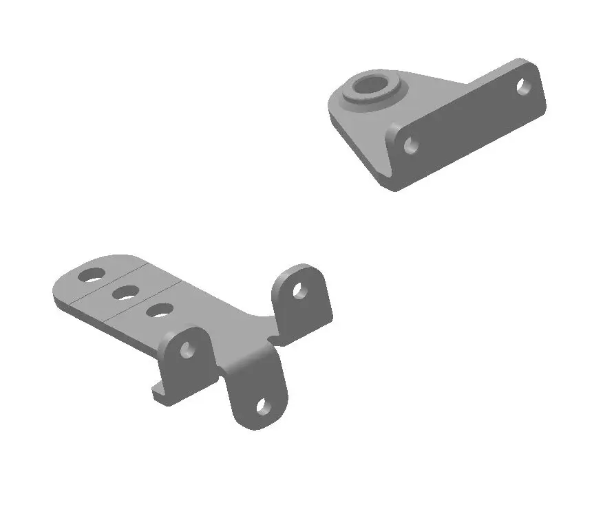 [6PWR25SF] Kit de supports de fixation pour PWR25H