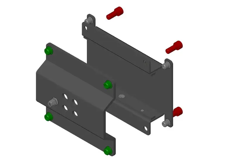 [6QIKFA] Beugels voor bevestigingsarm QIK3-4-7
