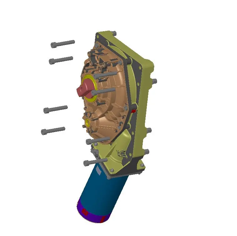 [6QIKMR] Moteur à engrenages 230VAC pour QIK3E-4E