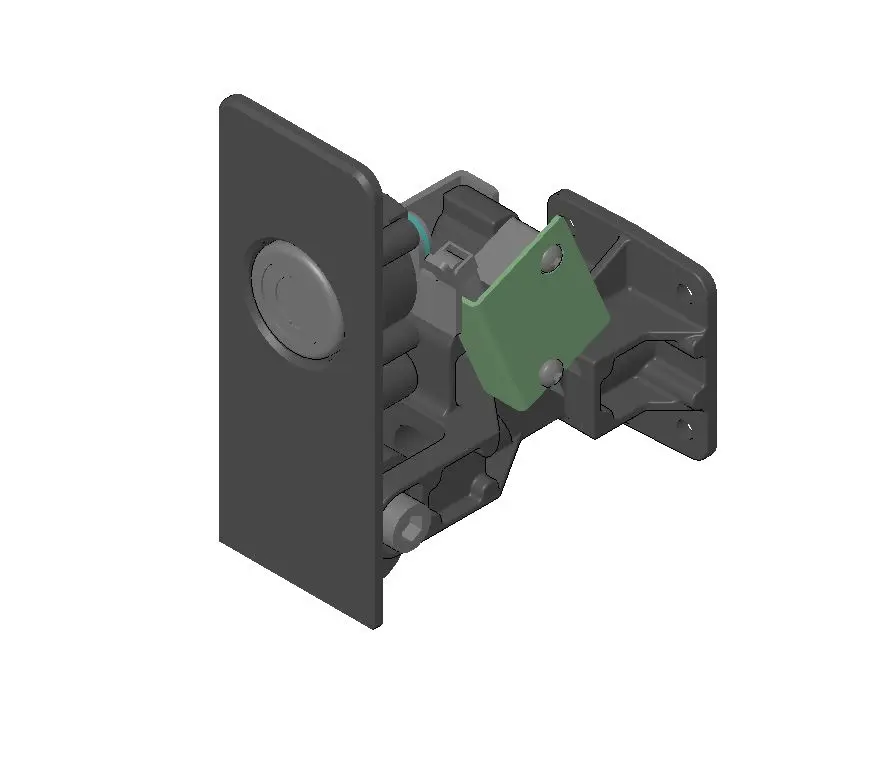 [6QIKS] Ontgrendelingsarm met slot voor QIK