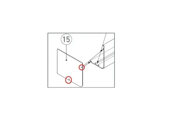 [6DAS1EP] Eindkappen (1 links + 1 rechts) voor behuizing DAS107PLUS