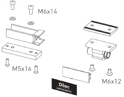 [6KASM48B] Kit de verrouillage de porte pour KASM48