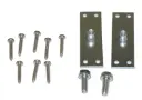 [CIVIKAL] Kit de fixation pour la suspension d'un vantail de porte en bois
