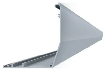 [CRDASG40] DAS200 afdekkap L = 4000 mm, onbehandeld