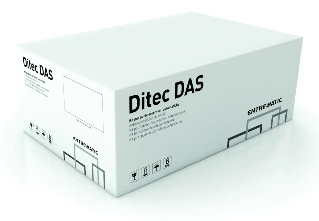 [DAS107K1PN] Set voor automatisering van schuifdeuren met 1 vleugel DAS107 PLUS