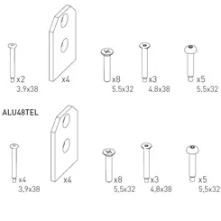 [KAM48] Kit mobiele vleugel ALU48