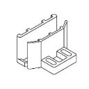 [KP369] Patin de guidage vantail en verre