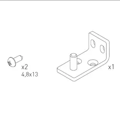 [KP48] Kit vloergeleider ALU48