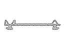 [RGR982950] Verticale sluitingsrubber ALU48 / rol van 50m
