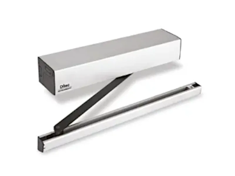 [SPRINTVSBS] Automatisme pour porte battante, capot alu brossé et bras coulissant
