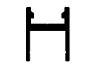 [V2085N50] Bovenprofiel vaste vleugel L = 5050 mm, EURAS C0