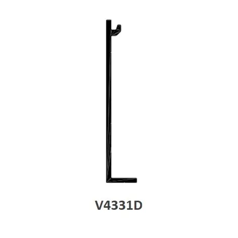 [V4331DG66] Generiek zijprofiel achteraan, L = 6650 mm, onbehandeld