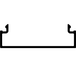 [V9819N60] Profil capot ALU48, L = 6000 mm, Euras C0