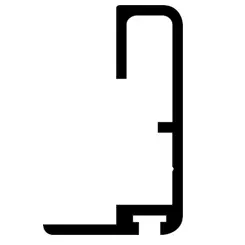 [V9844G50] Borstelprofiel voor break-out ALU48, L = 5000 mm, onbehandeld