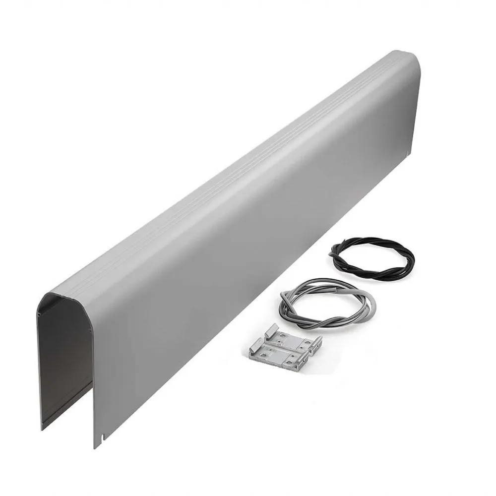 [DAB805CMP1] Afdekbrug voor DAB305 op dubbele deuren (L=950 mm; inclusief middenkap en muurbeugels)