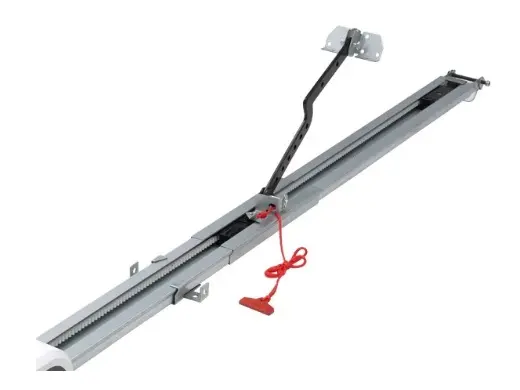 [TS100X4] Rail de 4,4 m (4 x 1,1 m) avec courroie de transmission, H max 3,45m