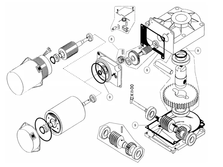 Onderdelen Ditec CUBIC 3-3H-30-30H