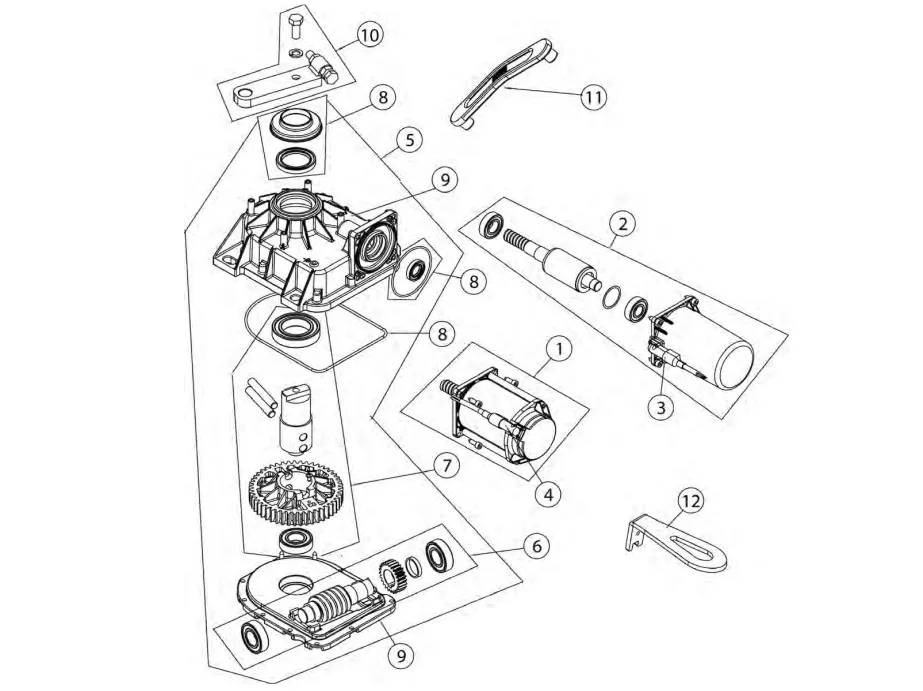 Onderdelen Ditec CUBIC 6-6V-6H-6HV