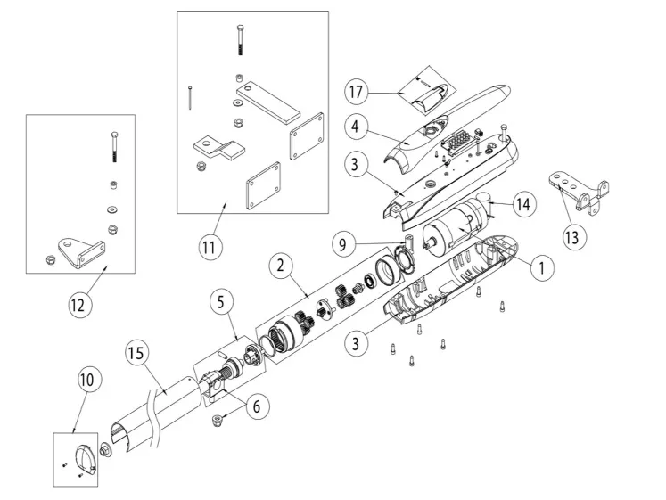 Pièces détachées Ditec LUXO 3B-3BH-5B-5BH