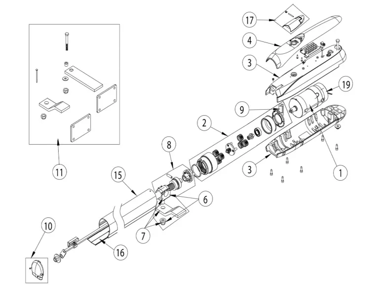 Onderdelen Ditec LUXO 5VBH