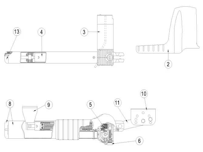 Pièces détachées Ditec OBBI 3BH-3BFCH