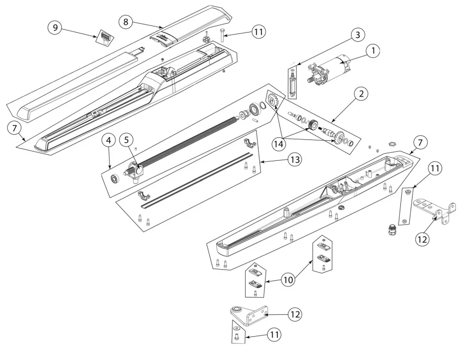 Onderdelen Ditec PWR35H