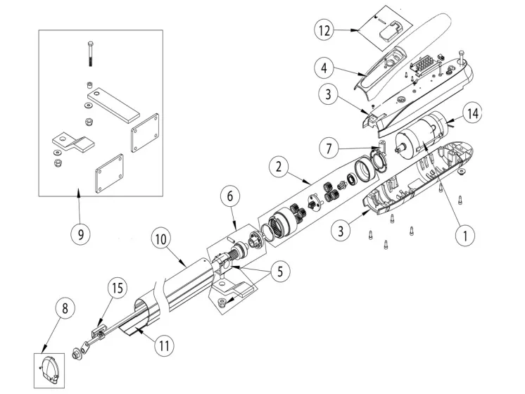Onderdelen Ditec PWR 50H-50HV-50AC