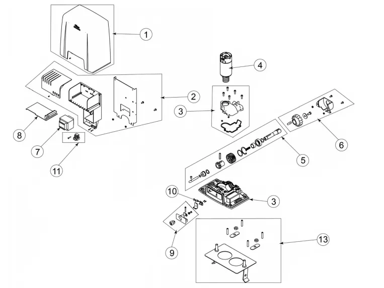 Pièces détachées Ditec ION