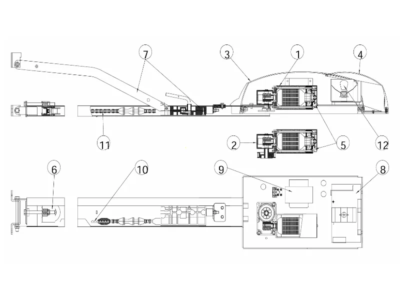 Onderdelen Ditec GLOBE 7-10