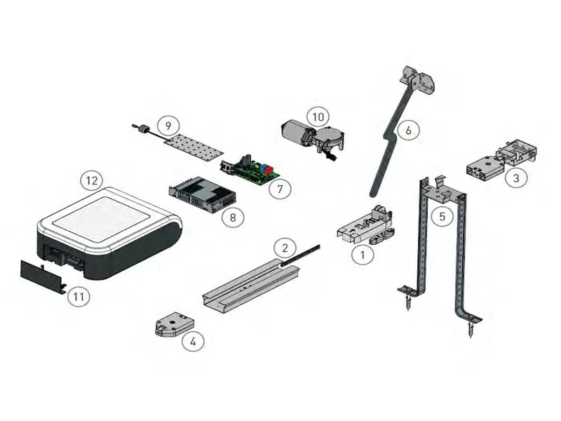 Onderdelen Ditec AIR600B - AIR1000B