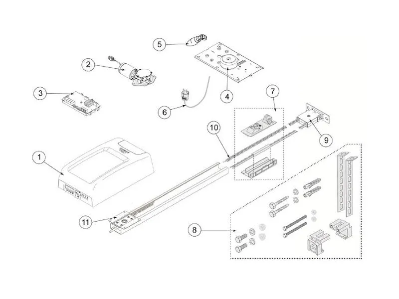 Onderdelen Ditec TOP 603H-903H