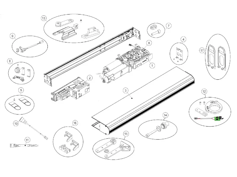 Onderdelen Ditec DAB305