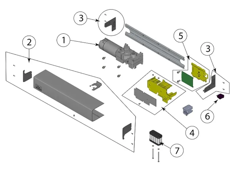 Onderdelen Ditec SPRINTV-P-PN-LV-L-LN