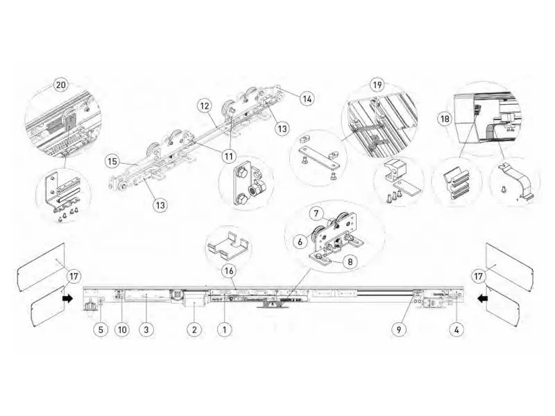 Onderdelen Ditec DAS200-HD