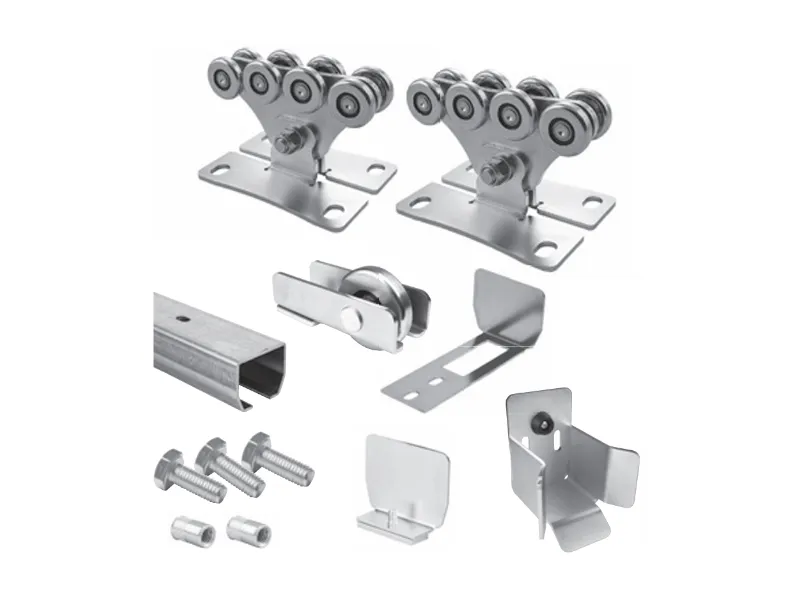 [DINO SZE 02] Kit autoportant avec rail de roulement en S, poids maximal du portail : 325 kg